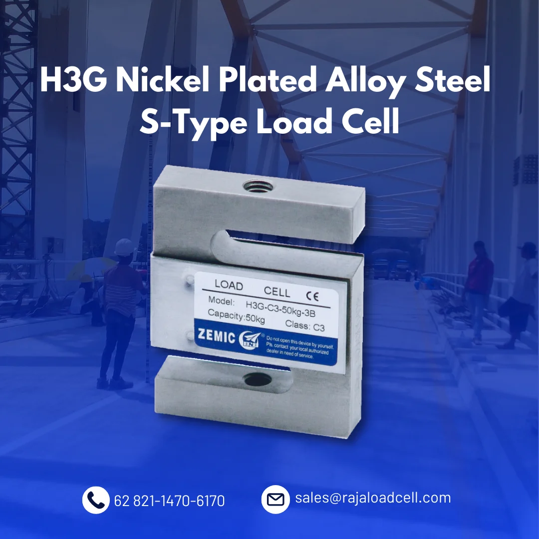 H3G Nickel Plated Alloy Steel S-Type Load Cell