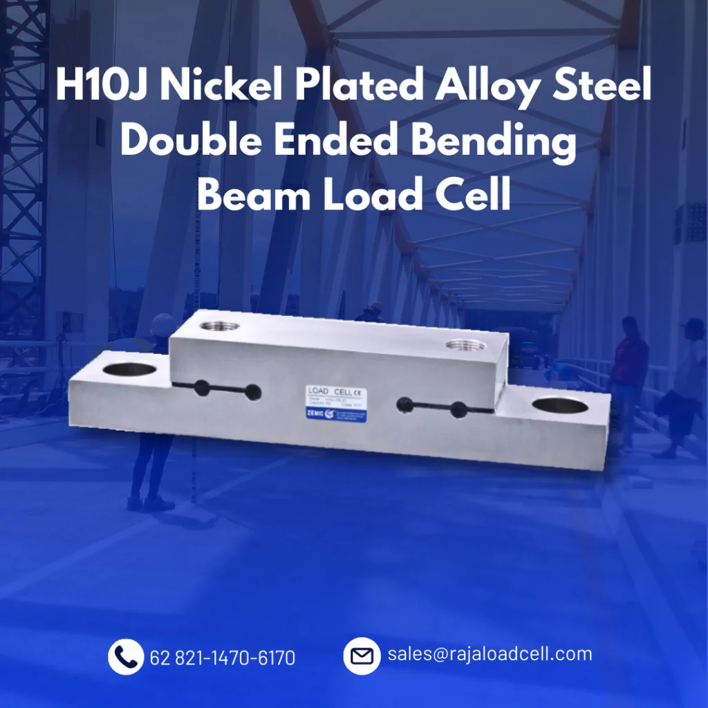 H10J Nickel Plated Alloy Steel Double Ended Bending Beam Load Cell