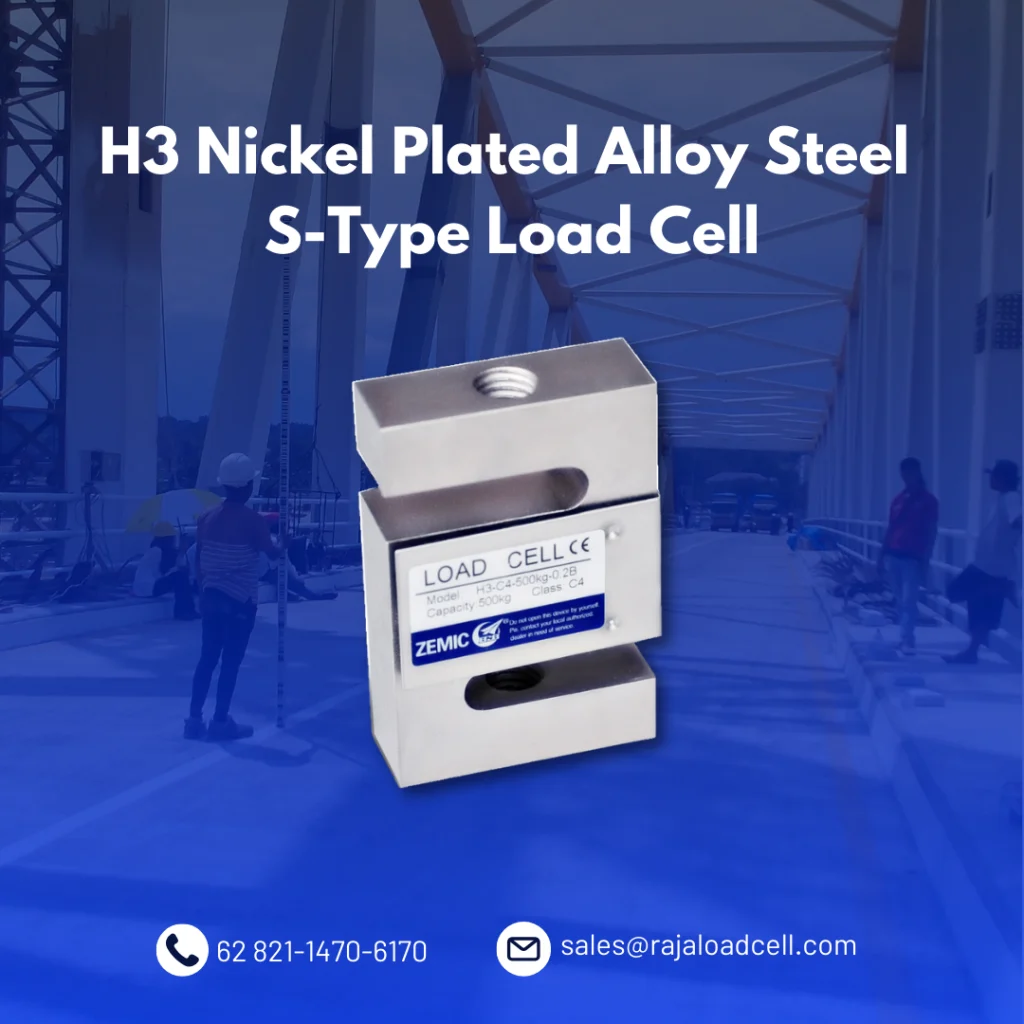 H3 Nickel Plated Alloy Steel S-Type Load Cell