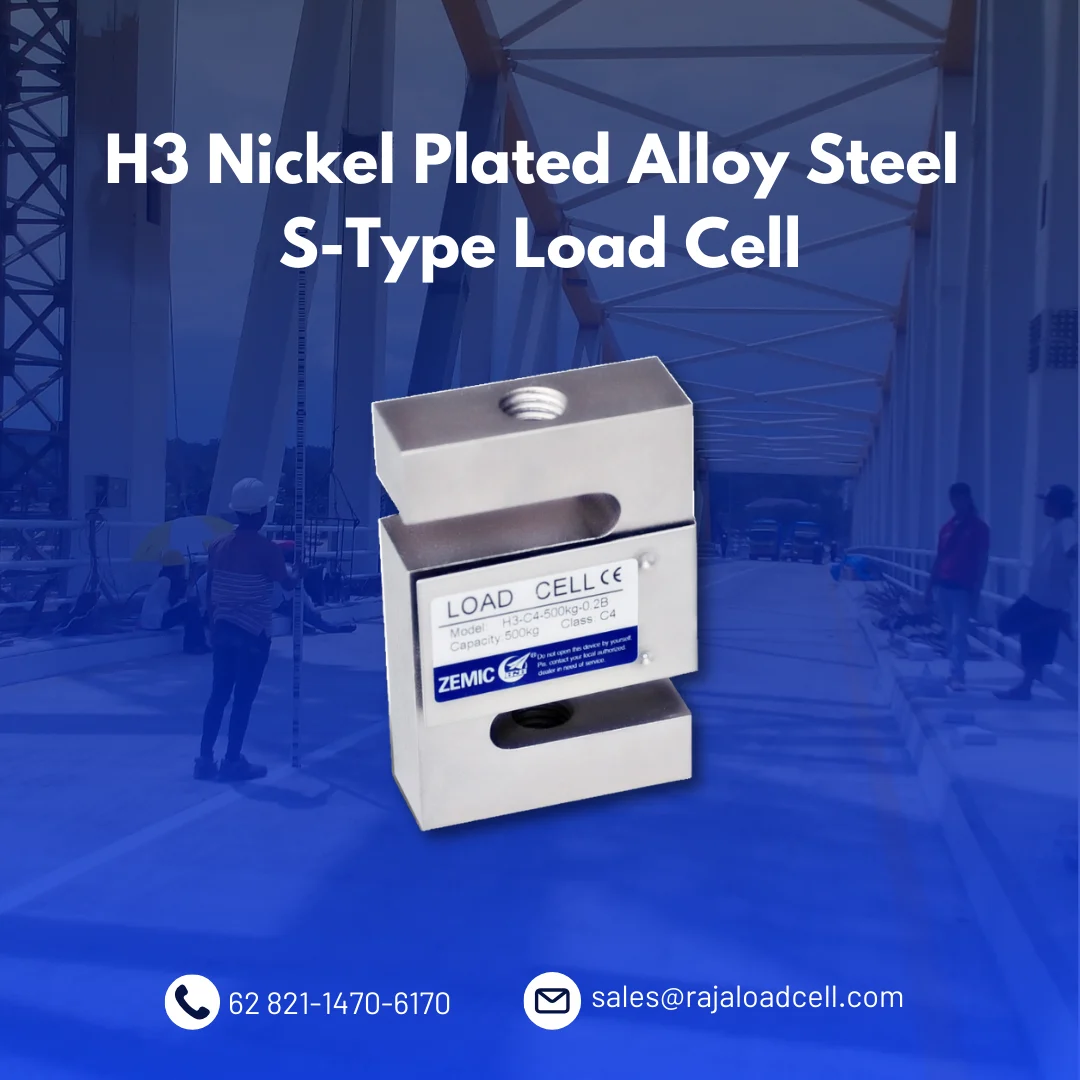 H3 Nickel Plated Alloy Steel S-Type Load Cell