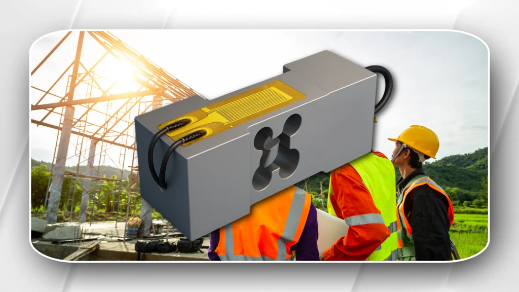 Loadcell sensor with strain gauge