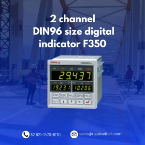 2 channel input type DIN96□ size digital indicator F350