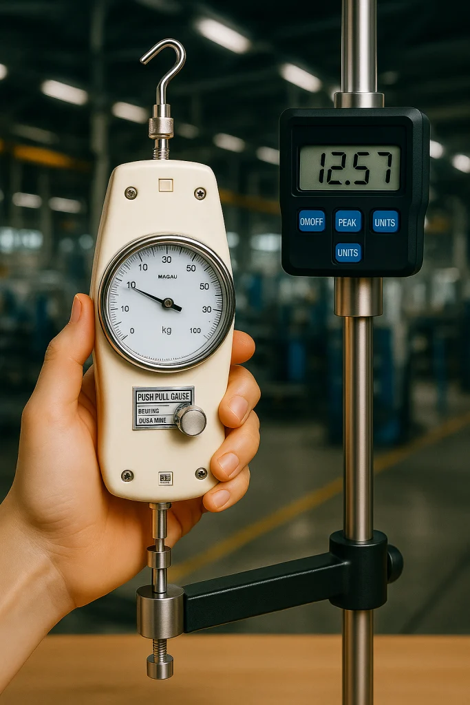 Kalibrasi Push Pull Gauge