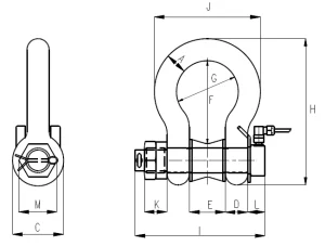 Suspension Shackle, High Capacity - HCSS