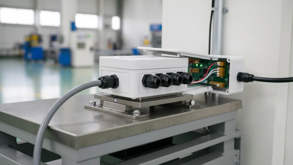 load cell installation