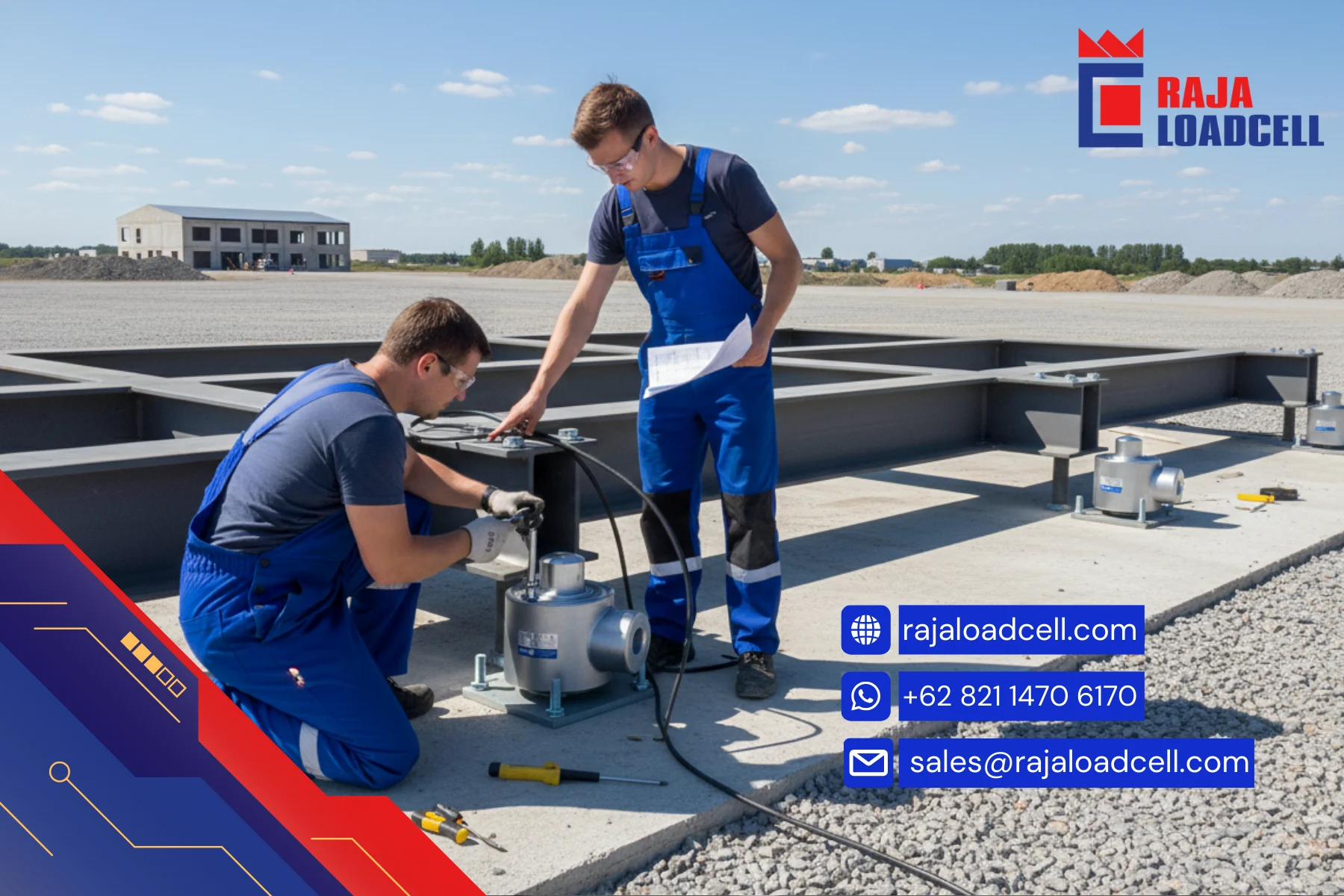 load cell installation