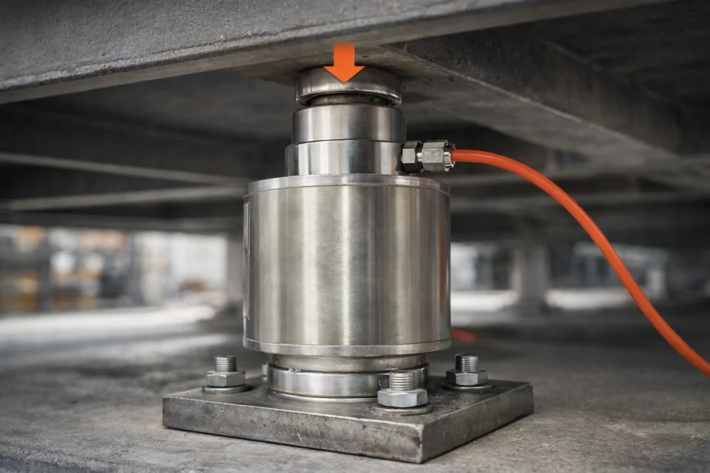 cara kerja load cell tekanan pada jembatan timbang industri