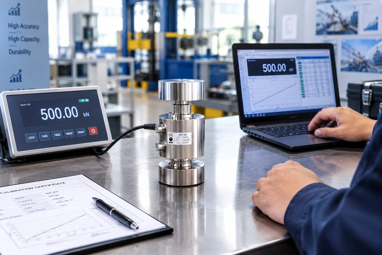 Load cell column type